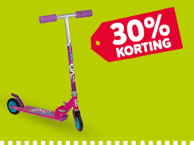 30 procent korting op inklapbare EVO steppen